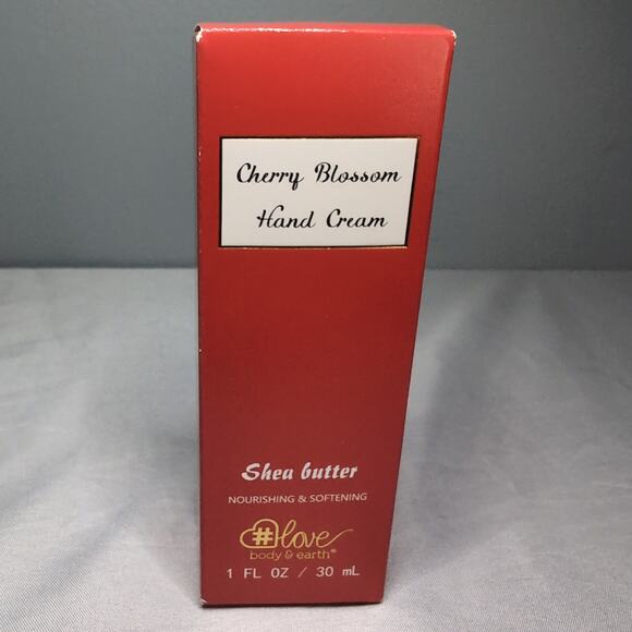 Lot of 4 Love Body & Earth Hand Cream Enriched Shea Butter Ocean Cherry Blossom - Picture 4 of 10